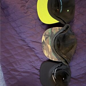 Black and Camo Trucker Hat Set - Stylish Men's Caps